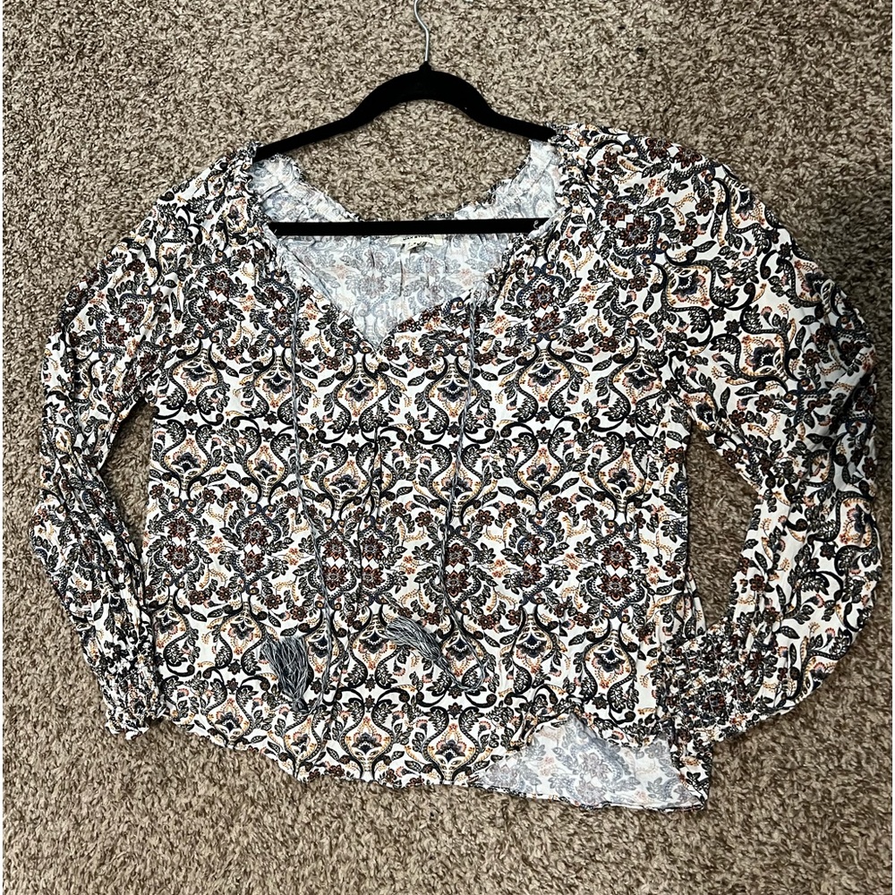 Printed Blouse Size Small